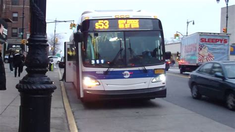 s53 to bay ridge 86 st station. . S53 bus